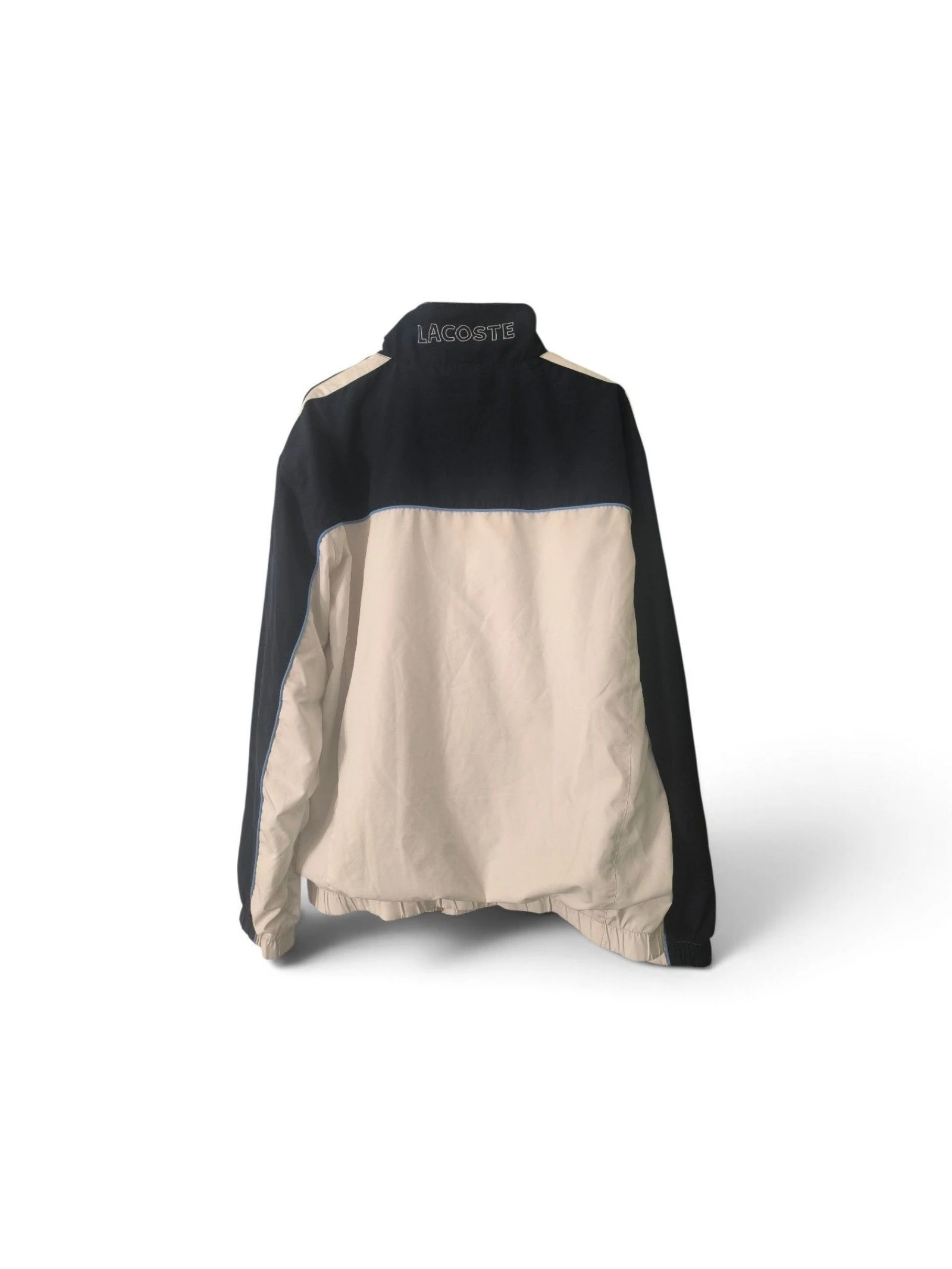 Vest / Windjack Lacoste Sport vintage marineblauw en wit - Maat 6 (XL/XXL) – photo 2
